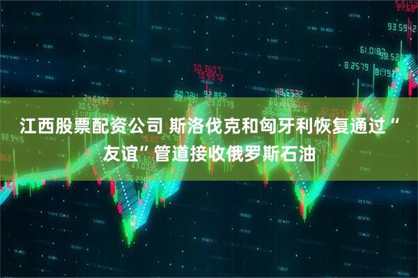江西股票配资公司 斯洛伐克和匈牙利恢复通过“友谊”管道接收俄罗斯石油